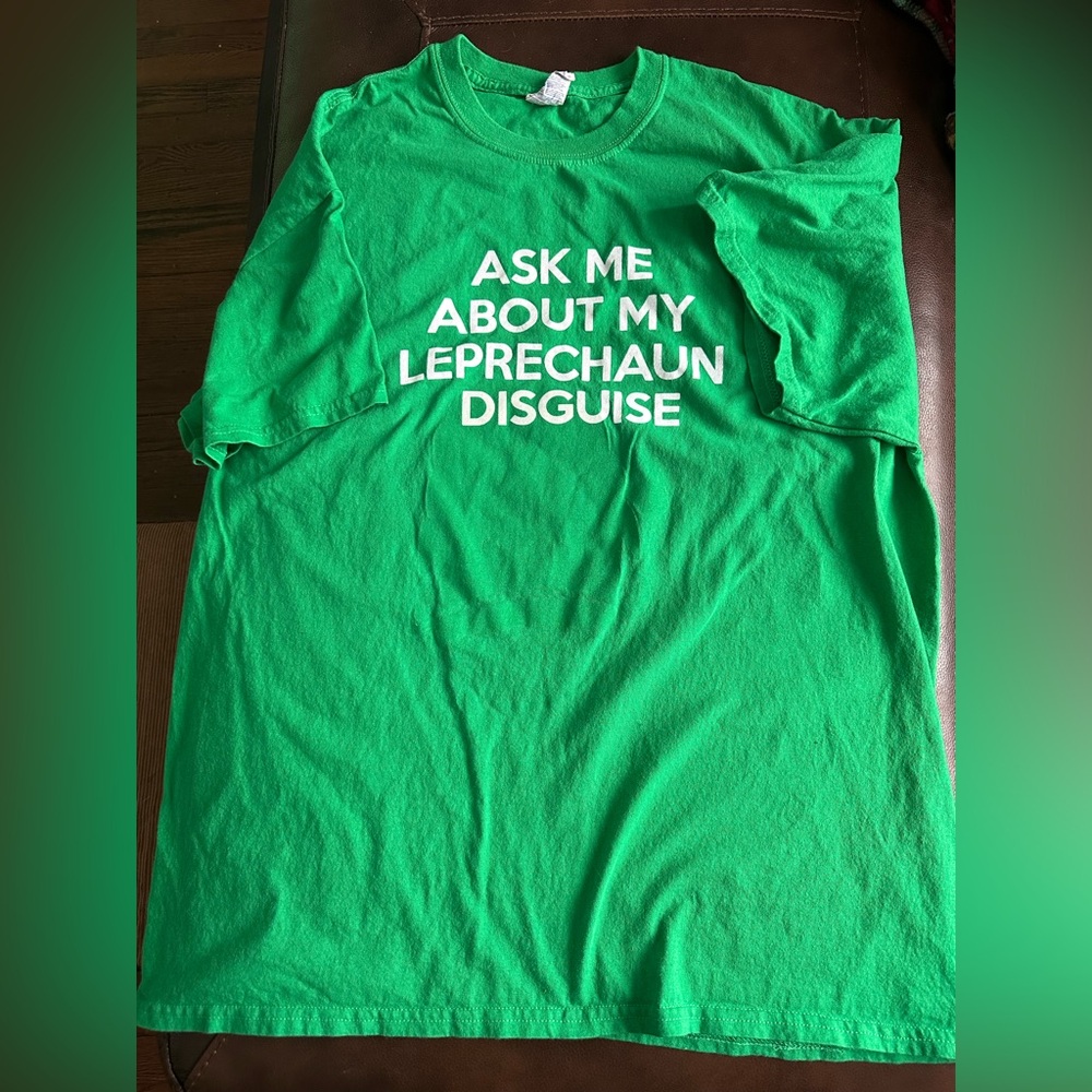 St. Patrick’s Day Green size extra large T-shirt